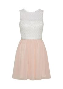 Laona, Damen Cocktailkleid, Puder / Wei&szlig;