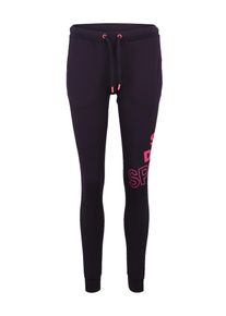Superdry, Damen Joggpants 'CORE GRAPHIC', Pink / Schwarz