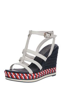 Tommy Hilfiger, Damen Sandale 'VANCOUVER 7A', Dunkelblau / Wei&szlig;