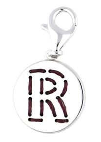 Esprit, Damen Charm 925 Silber Letter Fabric R ESCH91140A, Oxid / Silber
