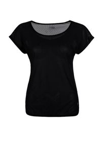 S.Oliver Active, Damen Light T-Shirt aus Mesh, Schwarz