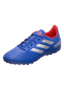 adidas Performance, Herren Fu&szlig;ballschuh 'Predator 19.4 TF', Blau / Orangerot / Silber