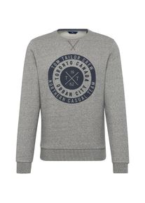 Tom Tailor, Herren Pullover, Graumeliert / Schwarz