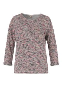 Esprit, Damen 3/4-Arm-Shirt, Rosa / Pinkmeliert