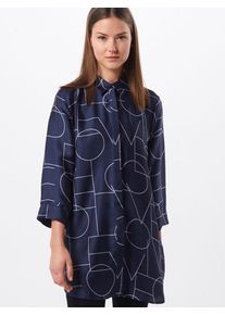 Véro Moda VERO MODA, Damen Bluse 'VMLOVE 2/4 LONG SHIRT BOX WVN', Blau
