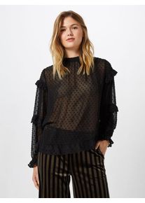 Vila, Damen Bluse 'VIDOTELLA L/S TOP', Schwarz