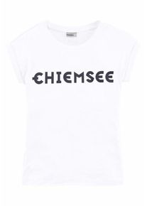 Chiemsee, M&auml;dchen T-Shirt, Schwarz / Wei&szlig;
