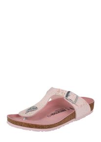 Birkenstock, M&auml;dchen Sandale 'Gizeh Kids BFDD', Rosa / Silber