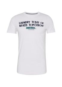 Tom Tailor Denim, Herren T-Shirt, Marine / Wei&szlig;