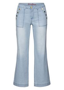 sheego Denim, Damen Stretch-Jeans, Hellblau