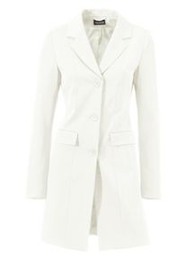Heine, Damen Longblazer, Weiß