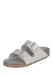 Birkenstock, Damen Sandale 'Arizona Hex' schmal, Silber