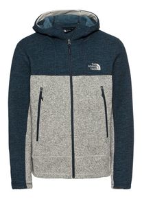 The North Face, Herren Fleecejacke '’s F/Z Gl Alpine Hoodie', Blau / Grau