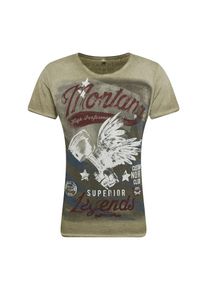 Key Largo, Herren Shirt 'MT MONTANA round', Dunkelgrün