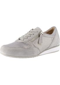 Gabor, Damen Sneakers Low, Grau / Silber