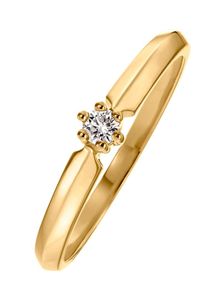 Christ, Damen ring, Gold / Weiß
