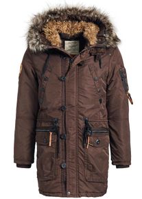 Khujo, Herren Mantel 'ROBINSON', Braun