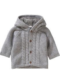 name it, M&auml;dchen Strickjacke 'NBNNENO', Grau