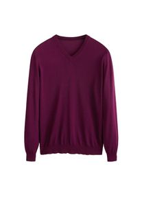 Mango Man, Herren Pullover 'Willyv', Weinrot
