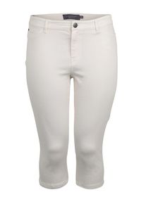 JUNAROSE, Damen Caprihose, Weiß