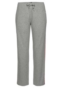 Marc O'Polo Marc O'Polo, Damen Schlafhose, Graumeliert / Rot