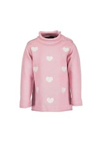 Blue Seven, M&auml;dchen Pullover, Rosa / Wei&szlig;