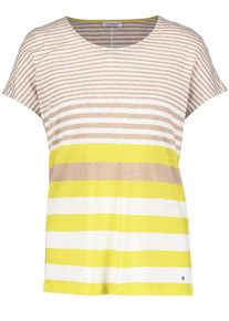 Gerry Weber, Damen T-Shirt, Ecru / Gelb / Wei&szlig;
