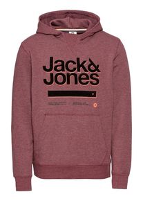 Jack & Jones JACK & JONES, Herren Hoodie 'JCOBILLIE SWEAT HOOD', Weinrot