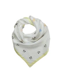 Codello, Damen Tuch, Rauchblau / Gelb / Schwarz / Offwhite