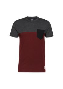 Iriedaily, Herren T-Shirt, Dunkelgrau / Weinrot