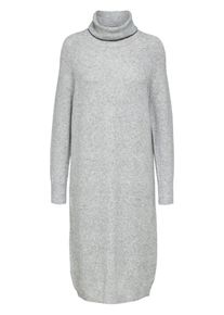Selected Femme, Damen Strickkleid, Graumeliert