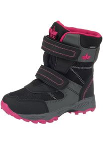 Lico, M&auml;dchen Winterstiefel 'CAMBRIDGE', Grau / Pink / Schwarz