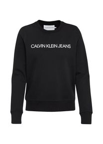 Calvin Klein Jeans, Damen Sweatshirt, Schwarz / Weiß