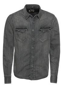 Nudie Jeans Co, Herren Jeanshemd 'Jonis', Grau