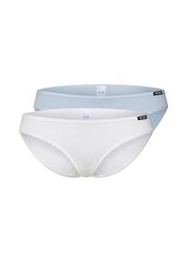 Skiny, Damen Slip 'Advantage Cotton', Blau / Wei&szlig;