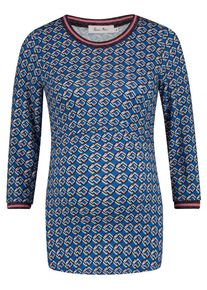 Queen mum, Damen Still-Top, Blau / Mischfarben