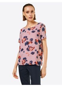 Soaked in Luxury, Damen Blusenshirt, Dunkelblau / Hellpink / Rot