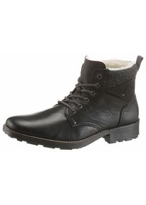 Rieker, Herren Schn&uuml;rboots, Schwarz