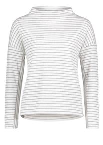 BETTY & CO Betty & Co, Damen Pullover, Grau / Wei&szlig;