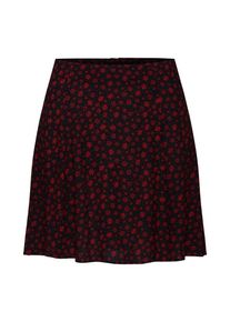 Review, Damen Rock 'MINI SLIT SK AOP', Rot / Schwarz