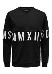 Only & Sons Only & Sons, Herren Sweatshirt, Schwarz