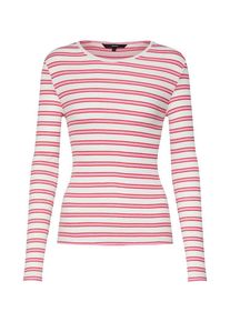 Véro Moda VERO MODA, Damen Shirt 'VMPIA', Pink / Weiß