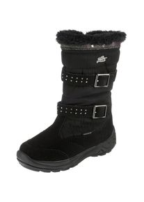 Lico, M&auml;dchen Winterstiefel 'Elina', Schwarz / Silber