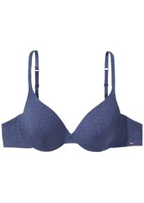 Tommy Hilfiger, Damen Bügel BH 'Microfiber t-shirt bra invisible pr', Himmelblau