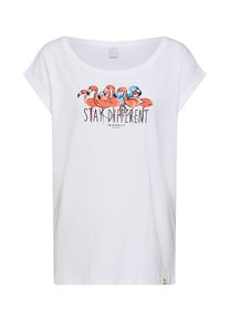 Iriedaily, Damen Shirt 'Flamingo Bay', Weiß