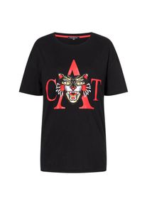 ONE MORE STORY, Damen Shirt, Hellrot / Schwarz