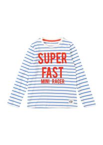 name it, Shirt 'TAMMO LS TOP', Blau / Rot / Wei&szlig;