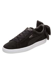 Puma, Damen Sneaker 'Suede Bow', Schwarz / Wei&szlig;
