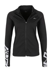 Only Play, Damen Sweatshirt 'RAFA RUN BRUSHED LS ZIP', Schwarz / Wei&szlig;