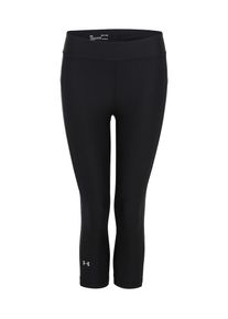 Under Armour, Damen Sporthose in Capri-Länge, Schwarz